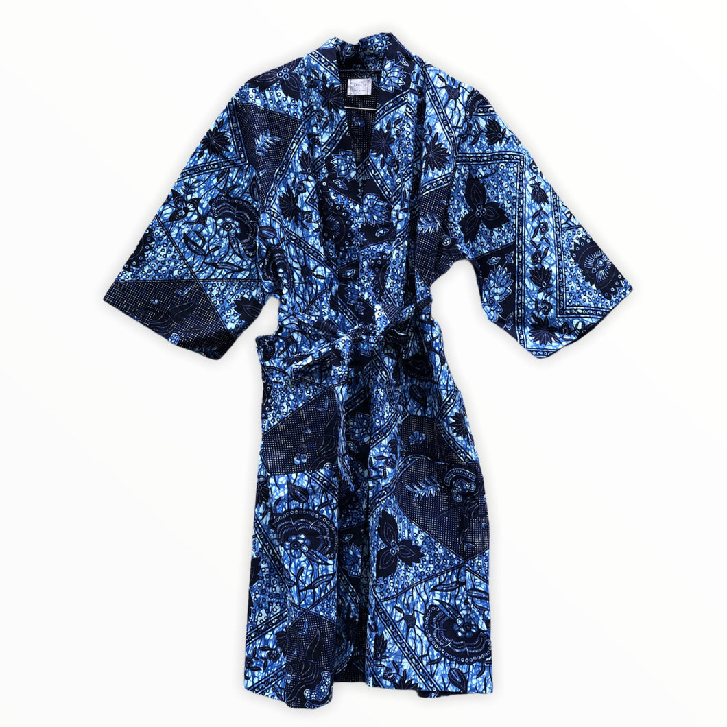 Kimono - Blå toner, Onesize